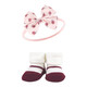 Hudson Baby Infant Girls Headband and Socks Giftset, Rose