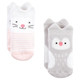 Hudson Baby Infant Girl Cotton Rich Newborn and Terry Socks, Girl Woodland 8-Pack