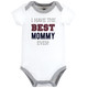 Hudson Baby Infant Boy Cotton Bodysuits, Mamas Boy