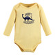 Hudson Baby Cotton Long-Sleeve Bodysuits, Hugasaurus 3-Pack