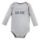 Hudson Baby Infant Boy Cotton Long-Sleeve Bodysuits, Polar Bear