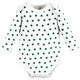 Hudson Baby Infant Boy Cotton Long-Sleeve Bodysuits, Cutest Clover