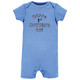 Hudson Baby Infant Boy Cotton Rompers, Boy Mothers Fathers Day