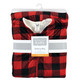 Hudson Baby Infant Boy Mink with Sherpa Inner Sleeping Bag, Sack, Blanket, Buffalo Plaid