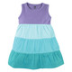 Hudson Baby Cotton Dresses, Ombre Coral Teal