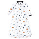 Hudson Baby Cotton Long-Sleeve Wearable Sleeping Bag, Sack, Blanket, Space
