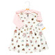 Hudson Baby Cotton Dress and Cardigan Set, Sweet Bakery