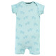 Hudson Baby Infant Boy Cotton Rompers, Sea Turtle