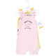 Hudson Baby Infant Girl Cotton Rompers, Hogs And Kisses