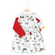 Hudson Baby Cotton Dress and Cardigan Set, Farm