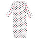 Hudson Baby Infant Girl Cotton Gowns, Girl Daddy Red Black