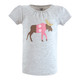 Hudson Baby Short Sleeve T-Shirts, Girl Winter Animals