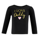 Hudson Baby Long Sleeve T-Shirts, Girl Daddy