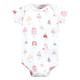 Hudson Baby Girl Cotton Bodysuits, Birthday Cake