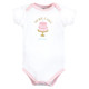 Hudson Baby Girl Cotton Bodysuits, Birthday Cake