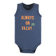 Hudson Baby Infant Boy Cotton Sleeveless Bodysuits, Vacay