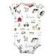 Hudson Baby Infant Girl Cotton Bodysuits, Udderly Adorable