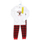 Hudson Baby Infant and Toddler Cotton Pajama Set, Christmoose