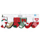 Hudson Baby Cotton Rich Newborn and Terry Socks, 12 Days Of Christmas Girl