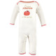 Hudson Baby Infant Girls Cotton Coveralls, Cutest Pumpkin