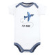 Hudson Baby Cotton Bodysuits, Fly High