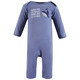 Touched by Nature Organic Cotton Coveralls, Ocean