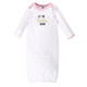 Hudson Baby Infant Girl Cotton Gowns, Princess, Preemie/Newborn