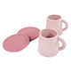 Hudson Baby Infant and Toddler Silicone Toy Tea Set, Pink, One Size