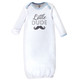 Luvable Friends Infant Boy Cotton Gowns, Little Dude, Preemie-Newborn