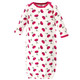 Touched by Nature Infant Girl Organic Cotton Gowns, Petals, Preemie-Newborn