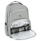 Hudson Baby Premium Diaper Bag Backpack and Changing Pad, Gray