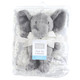 Hudson Baby Plush Blanket with Toy, Snuggly Elephant