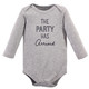 Hudson Baby Cotton Long-Sleeve Bodysuits, Pizza 5-Pack