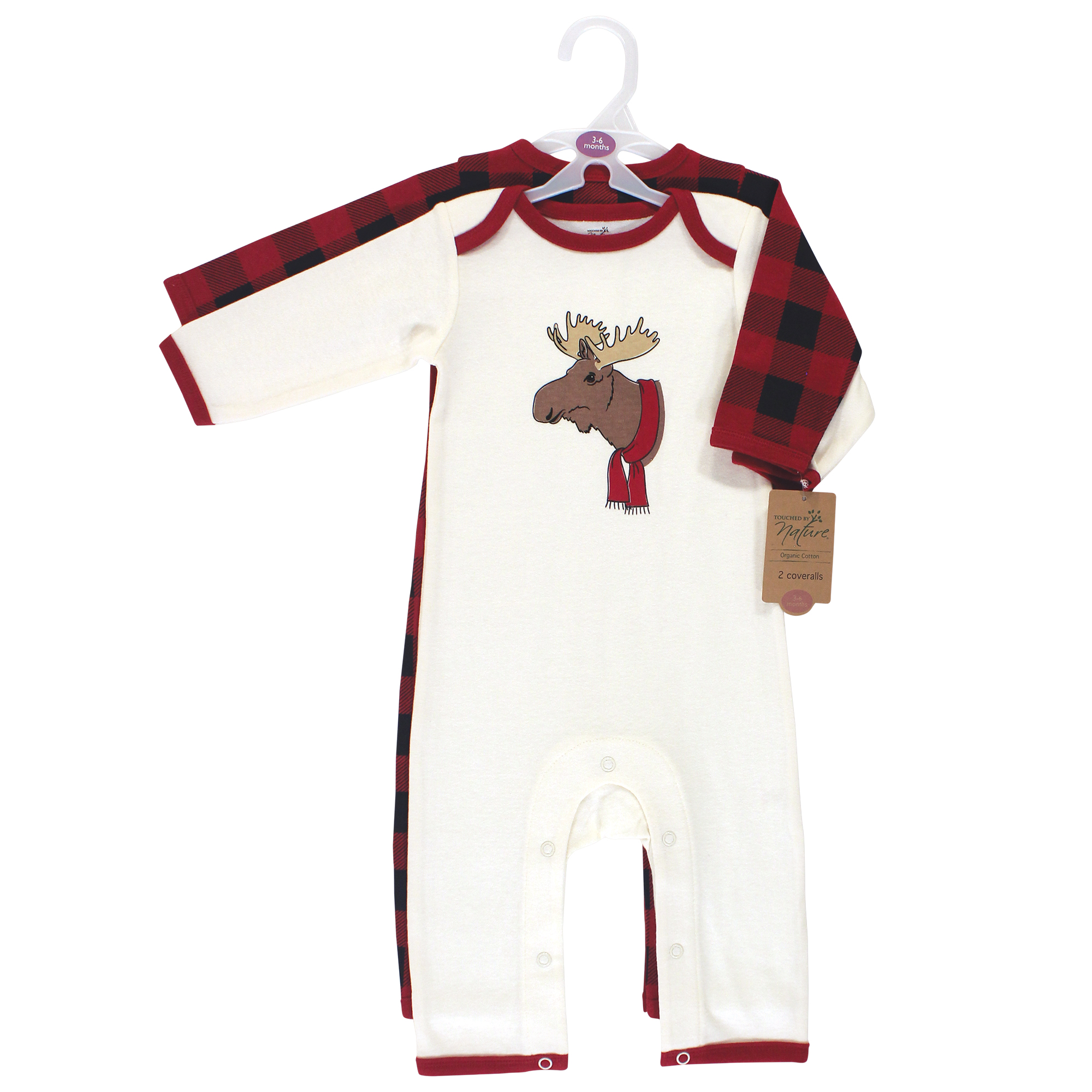 Touched by Nature Family Holiday Pajamas, Moose Kids - Hudson