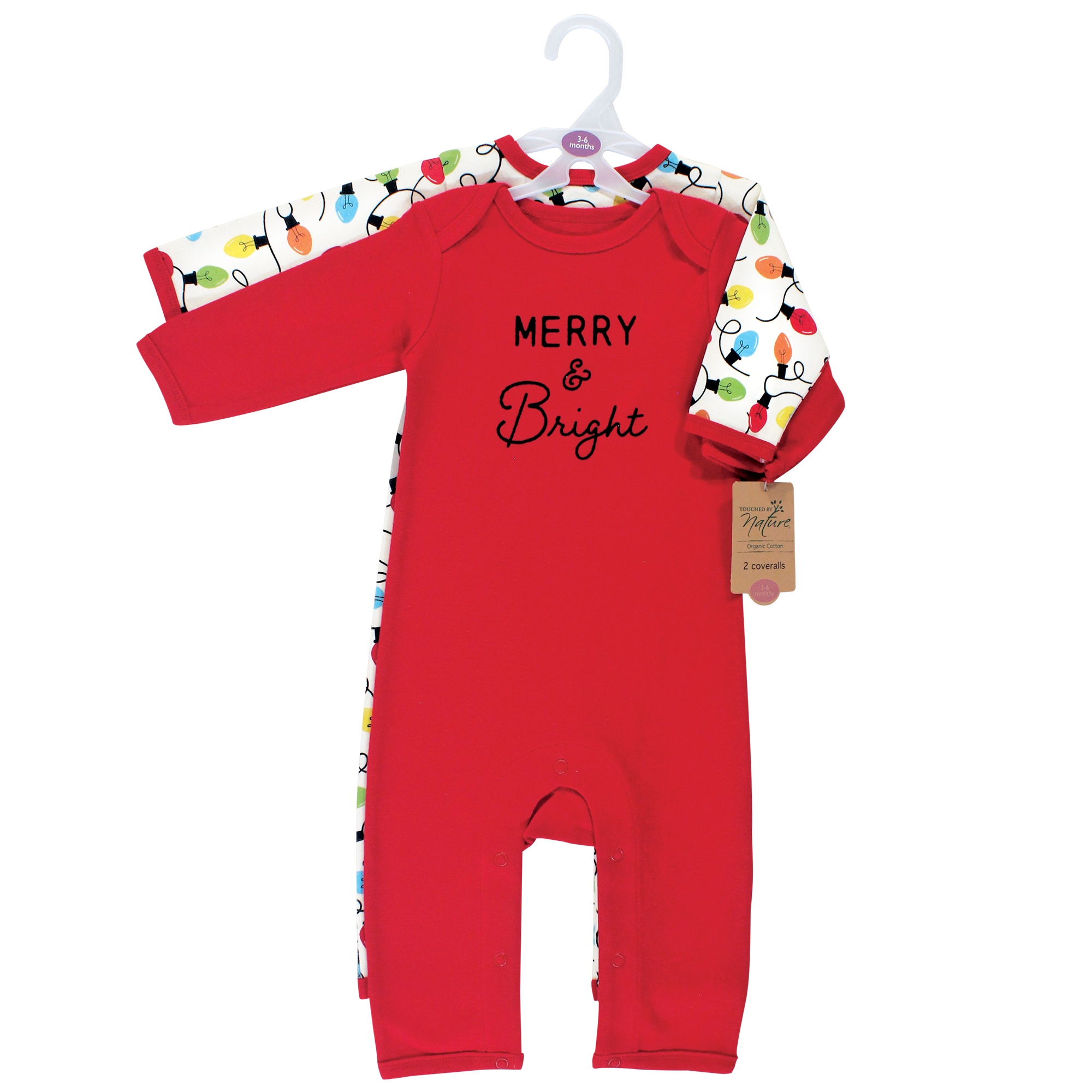 Touched by Nature Family Holiday Pajamas, Merry And Bright Baby