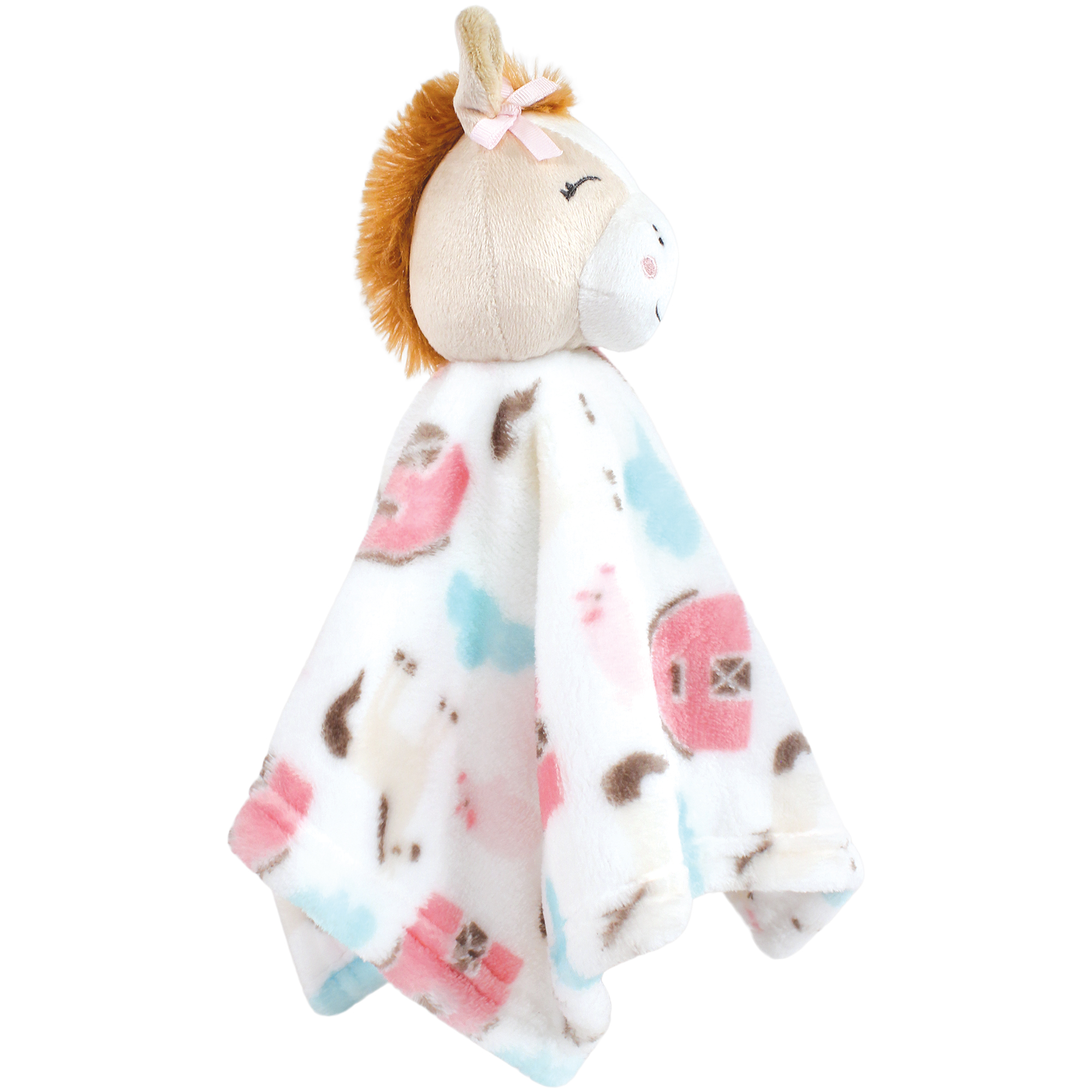 Hudson Baby Plush Blanket with Security Blanket, Horse Hudson Childrenswear