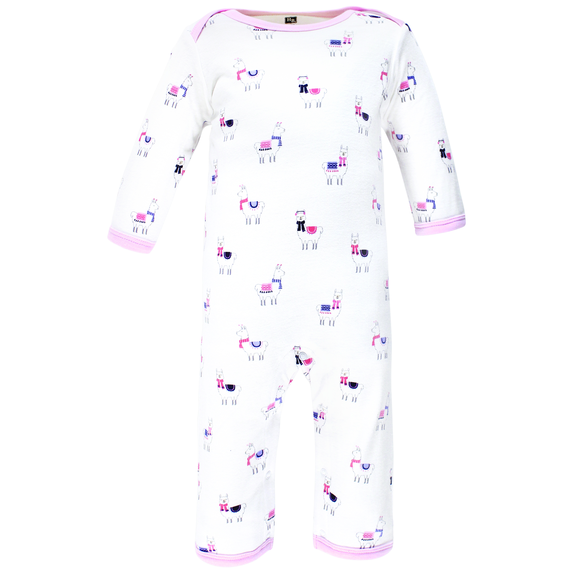 Hudson Baby Cotton Coveralls, Little Llama Hudson Childrenswear
