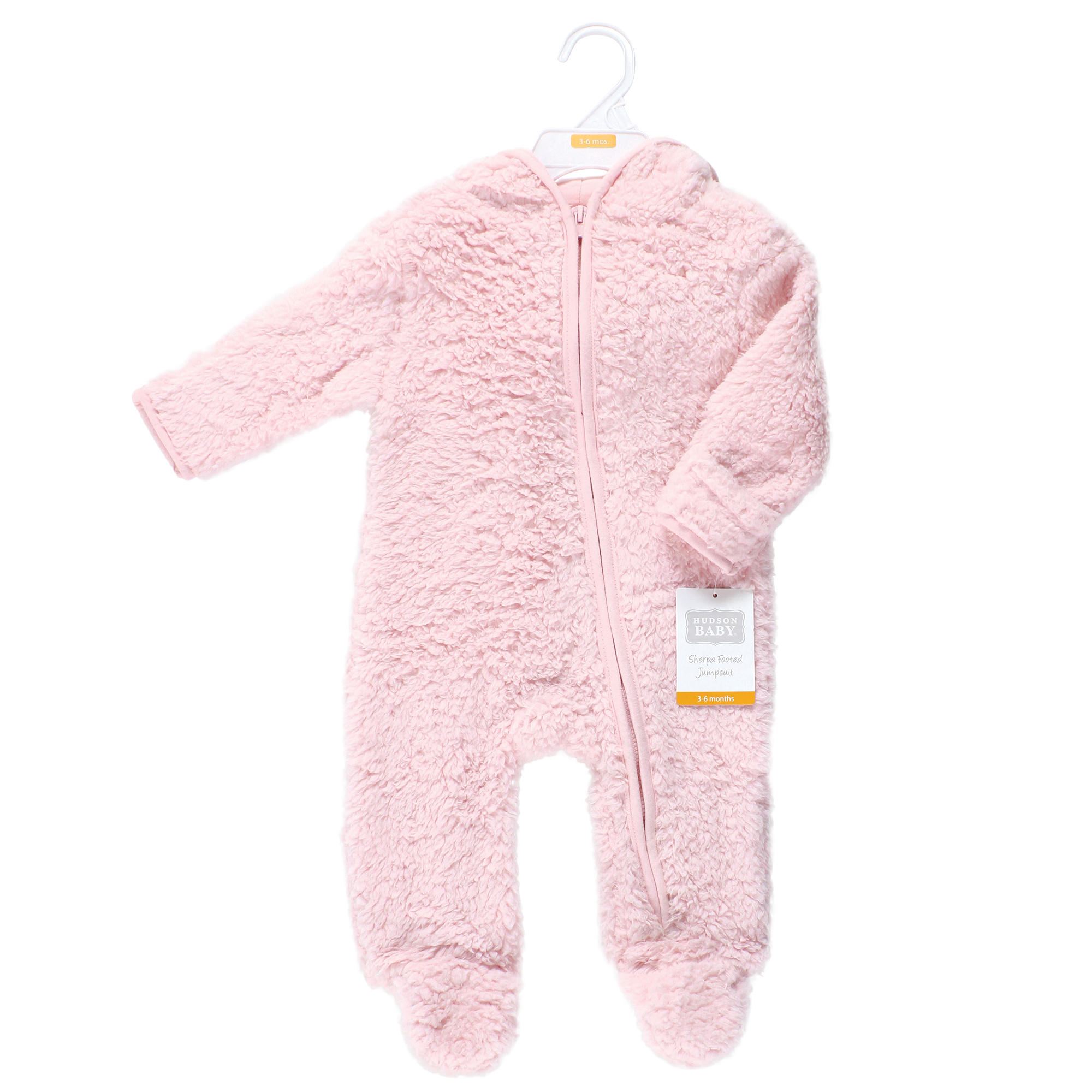 Hudson Baby Fleece Sleep and Play, Lt Pink Hudson Childrenswear
