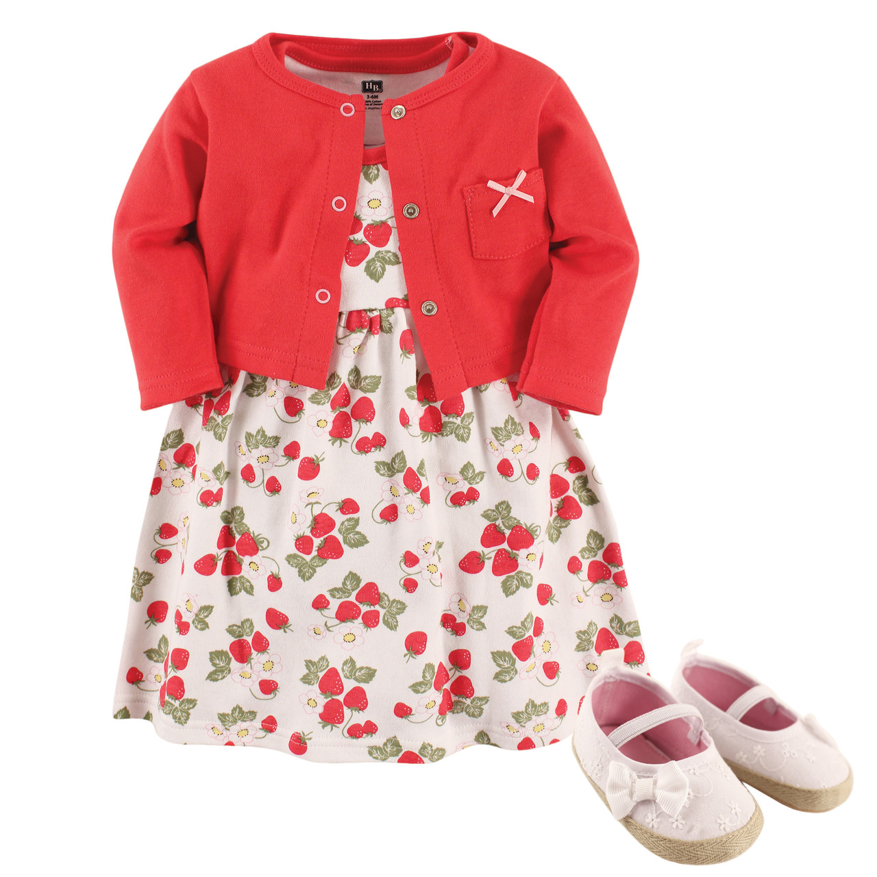 baby dress and shoes