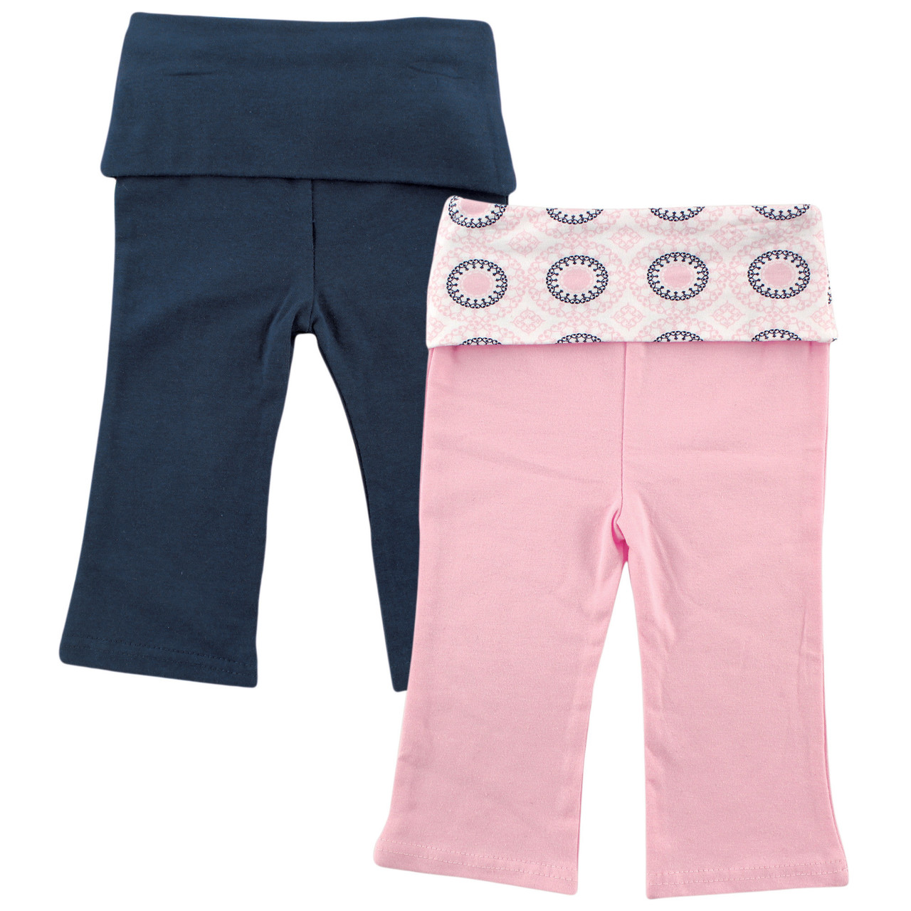 Yoga Sprout Yoga Pants, 2-Pack, Navy 