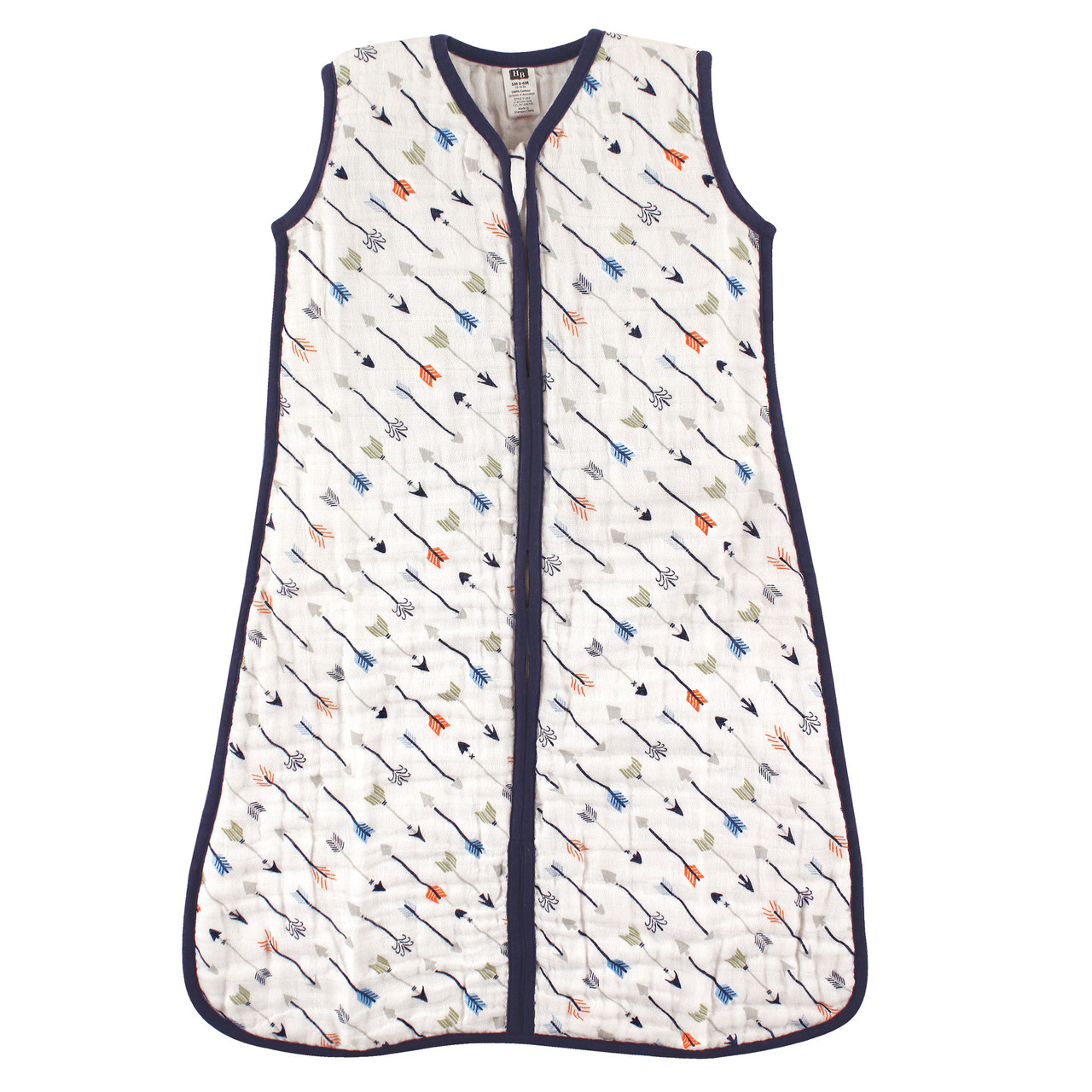 Hudson Baby Muslin Wearable Safe Sleeping Bag Blanket Boy Arrows