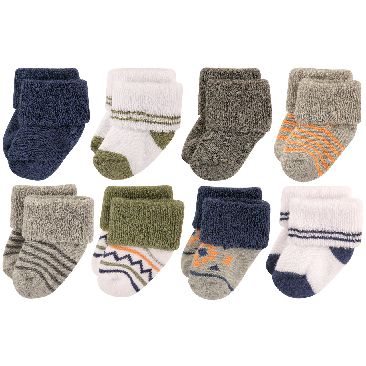 Luvable Friends Socks, 8-Pack, Boy Aztec | Baby and Toddler Clothes ...