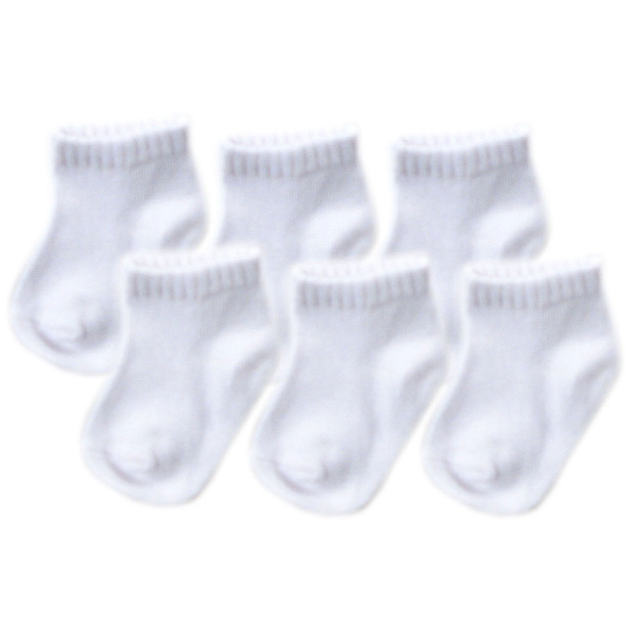 Elegant Baby Pink Mary Jane Non Slip Socks - 6pk