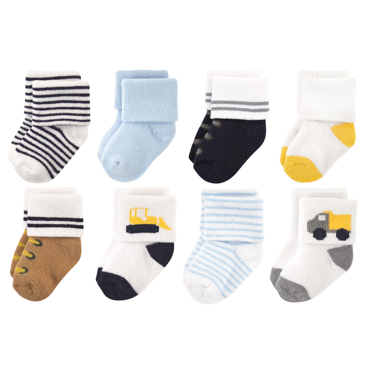 Luvable Friends Socks, 8-Pack, Bulldozer | Baby and Toddler Clothes ...