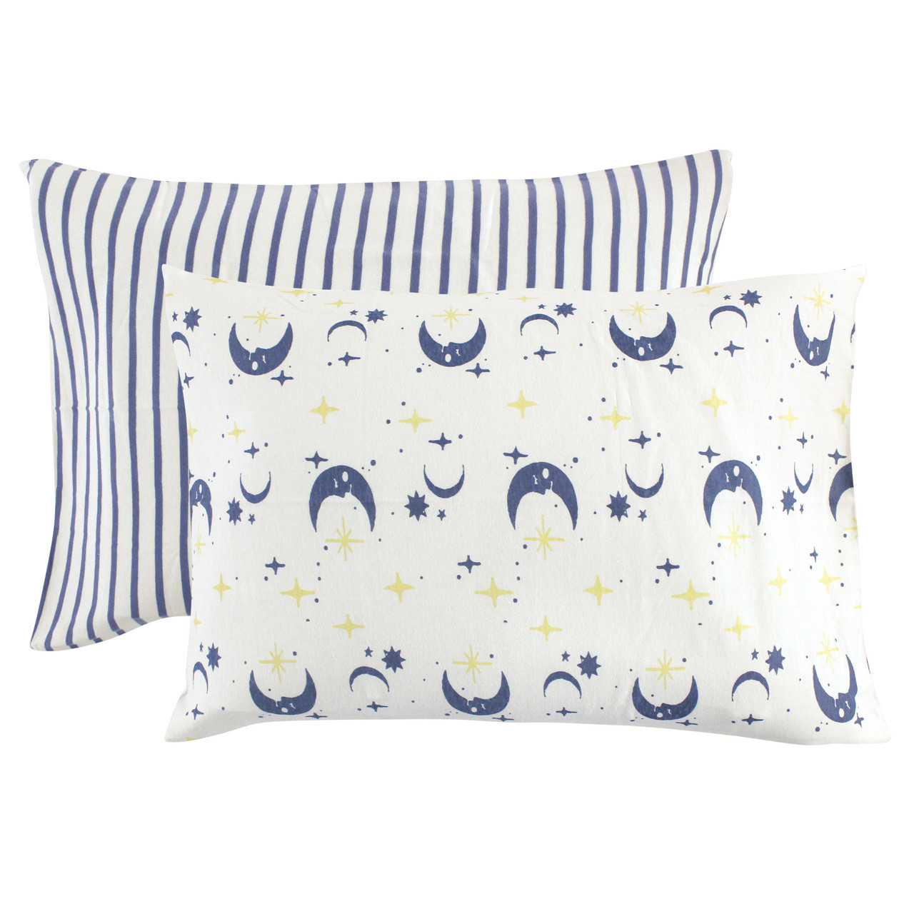 Heather G Touched By Nature Organic Cotton Envelope Toddler Pillow Case 2-Pack 