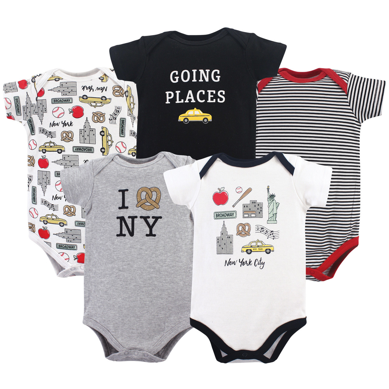 Hudson Baby Bodysuits 5 Pack New York City Baby And Toddler