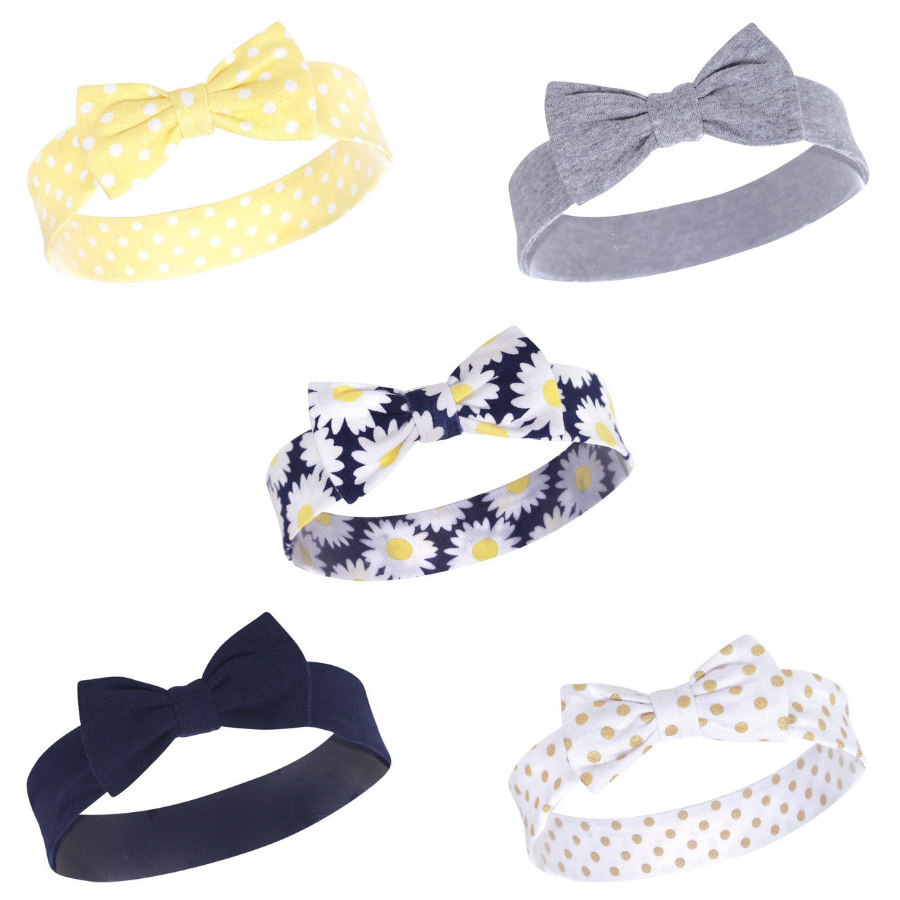 Hudson Baby Headband, 5-Pack, Daisy | Baby and Toddler Clothes ...