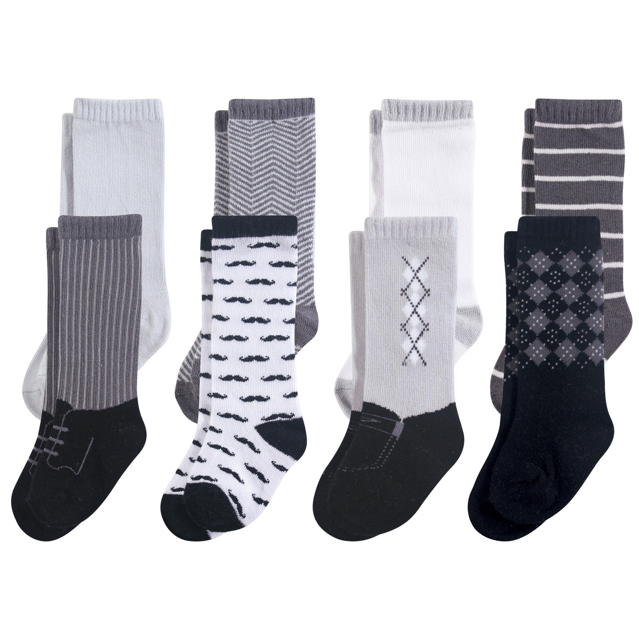 boys grey knee high socks