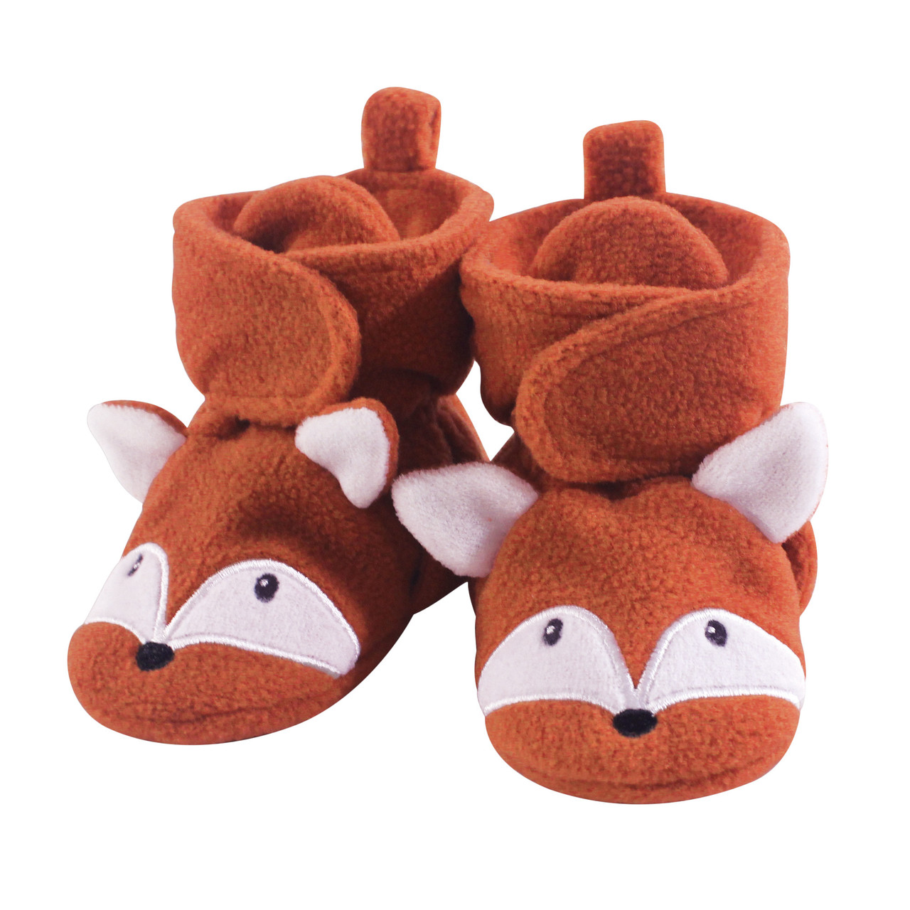 fox baby booties
