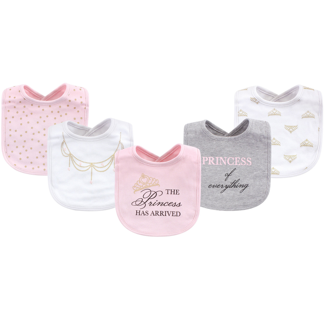 Little Treasure Cotton Drooler Bibs, 5 Pack, Princess | Baby and Toddler  Clothes, Accessories and Essentials